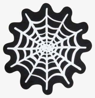 Spider&amp - &#35 - 45 - Web Placemat, White, White, - Dækkeserviet Med Spindelvævsmotiv, Hvid Børn