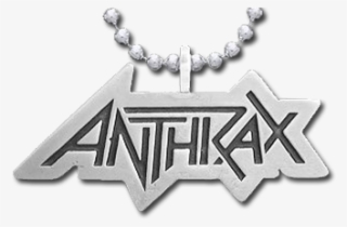Anthrax Sterling Silver Pendant & Chain - Silver