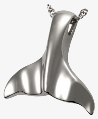 Cremation Jewelry - Cremation Memorial Jewelry: Sterling Silver Whale Tail
