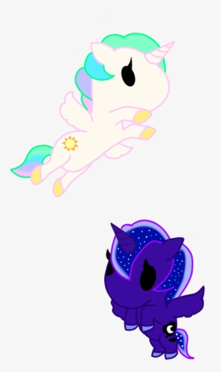 Rottenbabe, Chibi, Female, Flight, Mare, Pony, Princess - Winged Unicorn