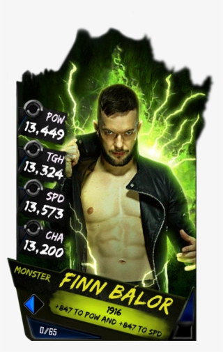Finnbalor S4 17 Monster - Wwe Supercard Monster Cards