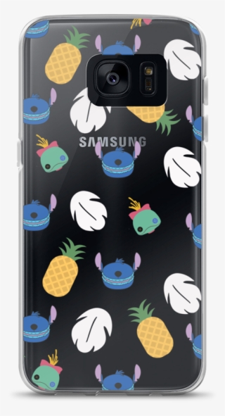 Stitch Pattern Mockup Case On Phone Samsung Galaxy