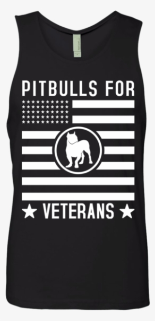 Pitbulls For 22 Flag Next Level Men's Cotton Tank - Jack Russell T Shirts