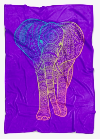 Load Image Into Gallery Viewer, Boho Elephant Blanket