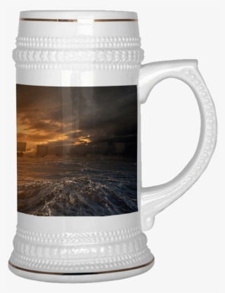 Viking Beer Stein With Longship Design