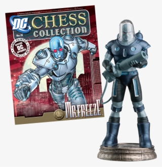 Freeze Dc Chess Figure In Box Magazine - Dc Superhero Collection Mr Freeze