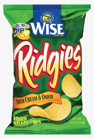 Wise Ridgies Sour Cream And Onion - Sour Cream And Onions Chips