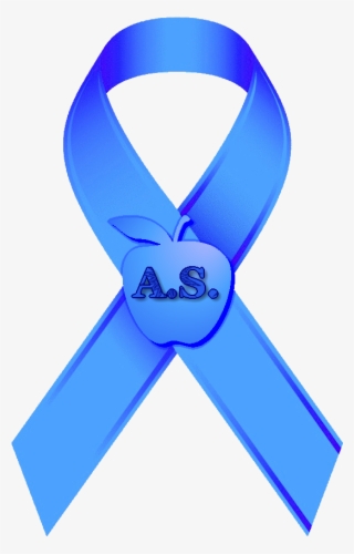 Ankylosing Spondylitis Blue Ribbon For Hope - Ms Ribbon
