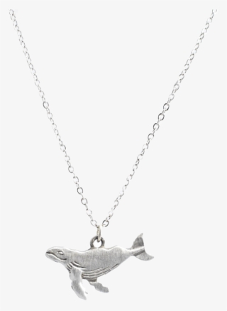 Small Whale Necklace - Pendant