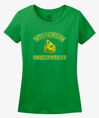 Ladies Green Cheesehead - Due In Custom Month T-shirt With Feet For Pregnancy