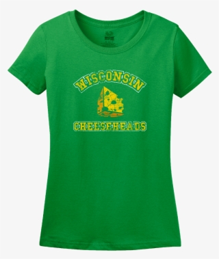 Ladies Green Cheesehead