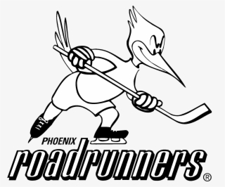 Phoenix Roadrunners Logo Black And White - Phoenix Roadrunners Logo