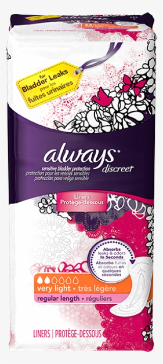 Mckesson - Always Discreet Very Light Absorbency Incontinence