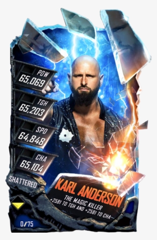 Karlanderson S5 24 Shattered - Wwe Supercard Shattered Cards