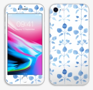 Flores Azules - Iphone 8