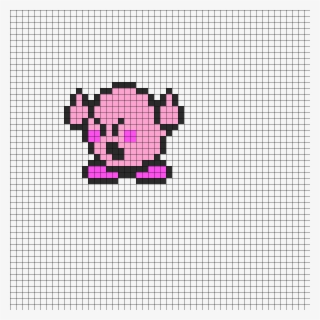 Kirby Says F You Perler Bead Pattern / Bead Sprite - Bead