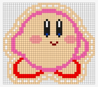 Yarn Kirby Perler Bead Pattern / Bead Sprite - Paint Kirby Perler Beads
