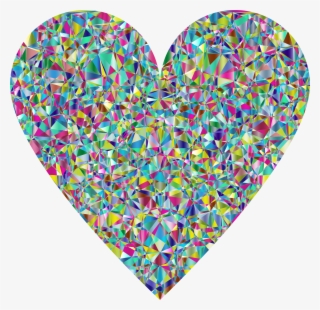 This Free Icons Png Design Of Chromatic Crystal Heart