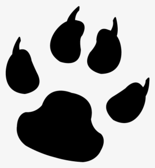 Dog Footprint - Paw Print Clip Art