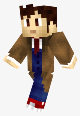 Zoudgpng - 10th Doctor Blue Suit Minecraft Skins