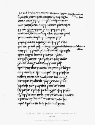 Blickling Homilies Leaf 141 - Document
