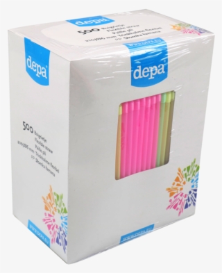 Drinking Straw, Bendy, Pp, 210mm, Assorted