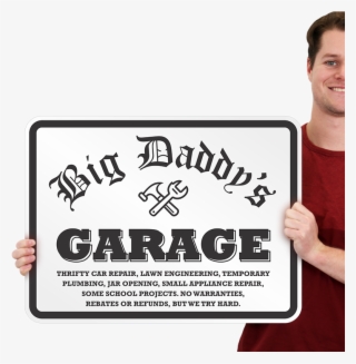 Big Daddys Garage Sign - Big-book-thumper-2.png Wall Calendar