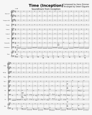 Time Sheet Music For Piano, French Horn, Trumpet, Timpani - Sheet Music