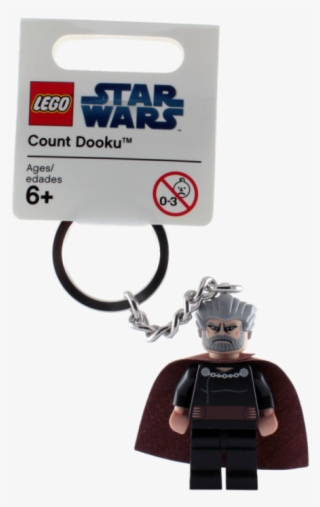 Lego Count Dooku Keychain - Lego Count Dooku Keychain - Star Wars Clone Wars