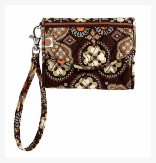 I Have A Prize That Is Perfect For Shopping All Of - Vera Bradley Super Smart Wristlet In Canyon