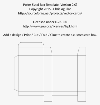 Open - Png Playing Card Box Template