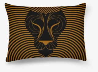 Almofada Retangular Leão Op Art - Cushion