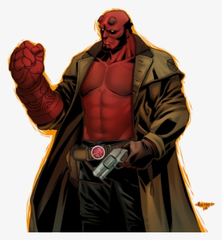 Hellboy Png Hd - Lobo Vs Hellboy