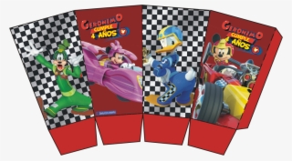 Mickey Mouse And The Roadster Racers - Jumbo Disney Mickey Roadster Racers 4 In 1 Puzzle