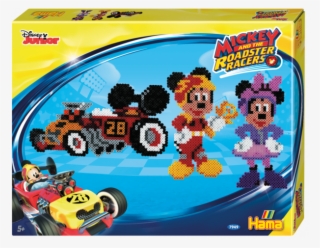 Hama Midi Gaveæske Mickey Roadster Racer - 5 Roadster Racers Mickey