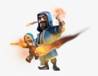 Clash Of Clans Wizard Transparent Png - Wizard Clash Royale Png