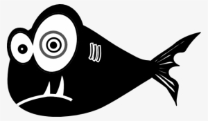 Fish Net Clipart Man Fishing - Funky Black And White