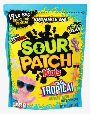 Sour Patch Kids Tropical Soft & Chewy Candy - Sour Patch Kids 2 Oz Bags Pack