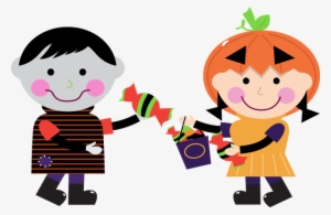Girl - Halloween Kids Clipart