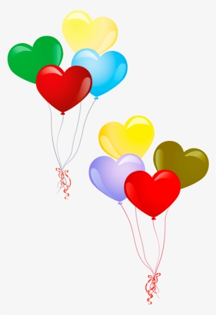 Ballons,png,tube - Heart Balloons