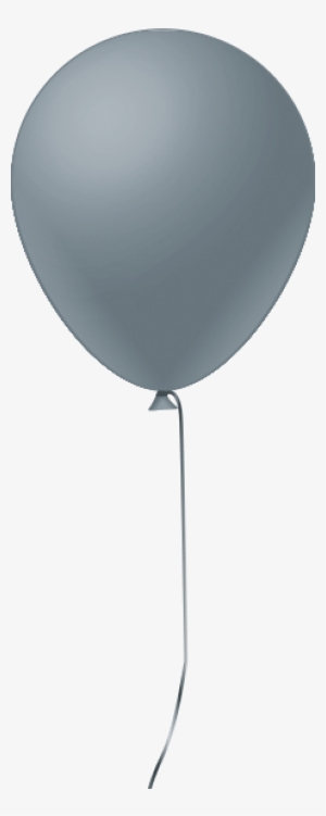 Grey-balloon - Grey Balloon Png