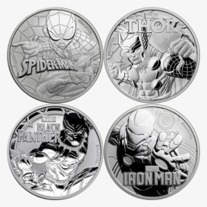 2017 2018 Tuvalu Marvel Series - Marvel Silver Coin