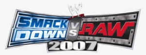 In Wwe Smackdown Vs Raw 2007 General Manager Mode, - Wwe Smackdown Vs Raw 2007 Logo