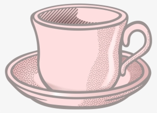Teacup Saucer Coffee Cup - Cup And Saucer Clipart