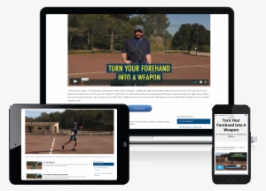 "turn Your Forehand Into A Weapon" Is A Unique Online - Smartphone