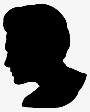 Retro Silhouette Male Head - Head Retro Png