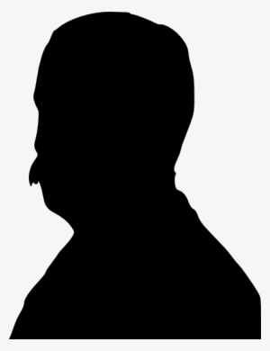 Man Art At Clker Com Vector Online - Old Man Face Silhouette