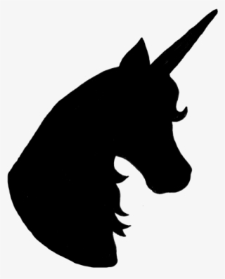 Picture Library Silhouette At Getdrawings Com Free - Free Unicorn Head Silhouette