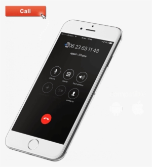 Call In 1 Click Using Callbridge - Iphone