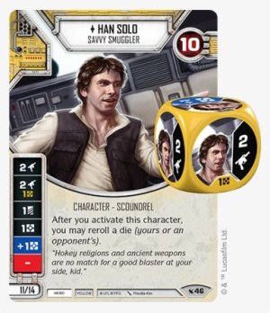 Han Solo, Savvy Smuggler - Star Wars Destiny Legacies